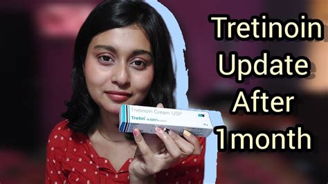 ️part 1 Of Tretinoin Journey ️ Tretinoin Update After 1 Month Youtube