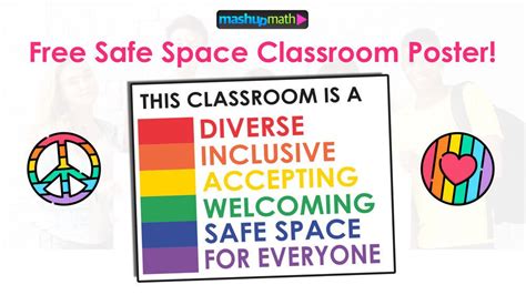 Free Safe Space Poster For Your Classroom — Mashup Math Safe Space