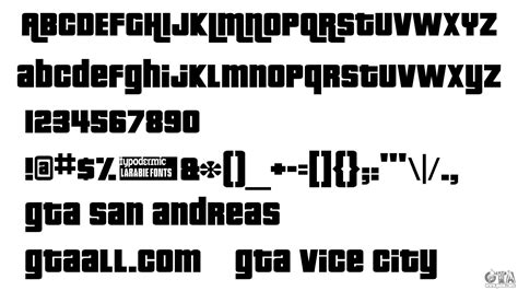 Pricedown Fuente Del Logotipo De Gta Para Gta San Andreas