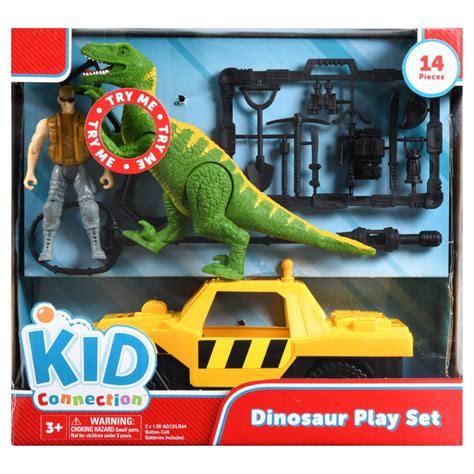 Kid Connection Dinosaur Play Set 3 Years 14 Pieces Styles May Vary