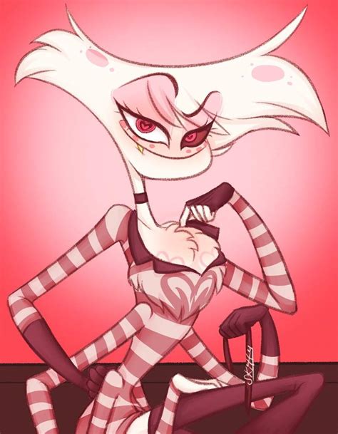 The Badest Biatch In Town Otherwise Known As Angel Dust Hazbin