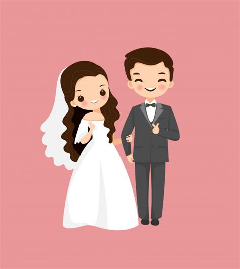 Large set of vector bride and groom stick figures. Cute bride and groom with flower hexagon arch in the ...