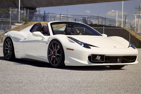 Ferrari 458 Spider Is A White On Black Beauty Carbuzz