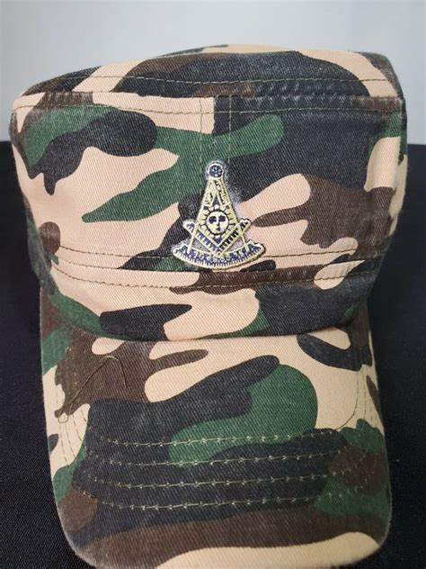 Freemason Camouflage Cap Masonic Mason Hat Masonic Past Master