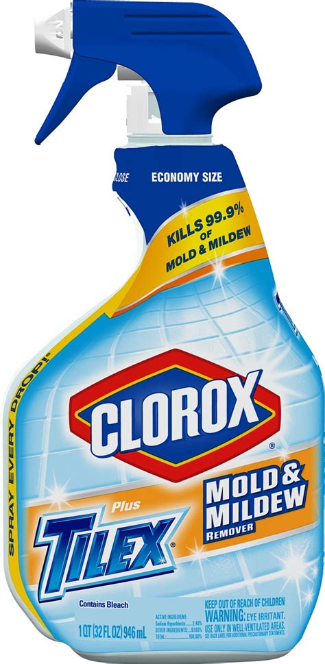 Clorox Plus Tilex Mold And Mildew Remover Spray Bottle 32 Ounce