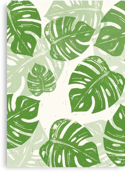 Linolschnitt grafik design fisch kunst linoldruck druckgrafik illustration linol. 'Linolschnitt-Blattmuster' Leinwanddruck von Bianca Green ...