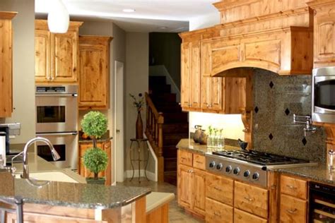 Cabinets in oak ridge on yp.com. Knotty Alder Custom Cabinets - Traditional - Kitchen ...