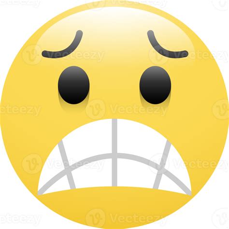 Scared Face Emoticon 24347621 Png
