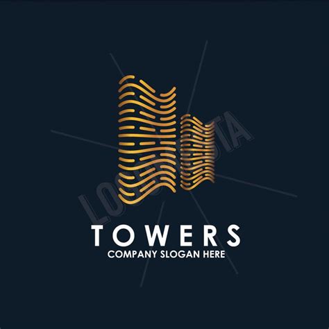 Towers Logo Property Logo Design Hotel Logo Design Interior