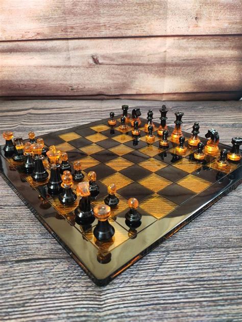Made To Order Chess Pieces Custom Chess Set King Size 45mm Etsy