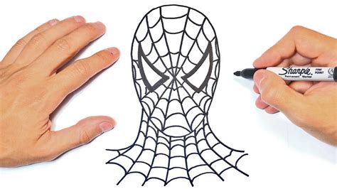 Como Dibujar A Spiderman Paso A Paso Dibujo De Spiderman Youtube