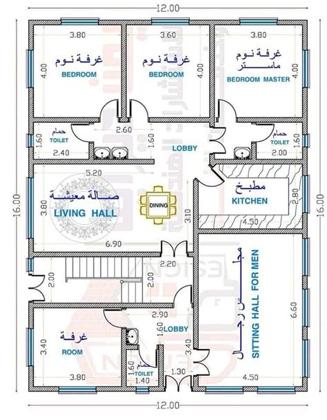 مخططات منازل 1212 موسوعة إقرأ مخططات منازل 1212 ، و خرائط منازل 144 متر