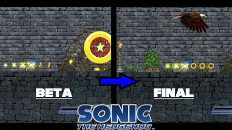 Sonic 06 2d Kingdom Valley Beta And Final Compared Youtube