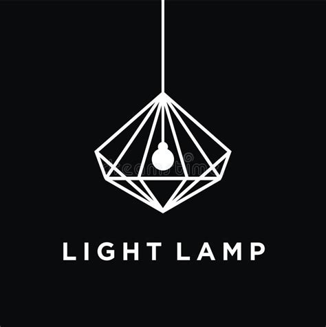Lamp Light Logo Design Inspiration With Eps And Jpeg Stock Vector