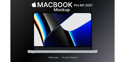 Apple Macbook M1 Pro 2021 Mockup Figma