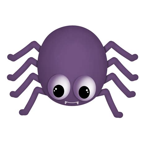 Cartoon Drawing Of A Purple Spider 28211033 Png