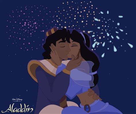 Aladdin And Jasmine Kiss Disney Aladdin And Jasmine Aladdin Disney