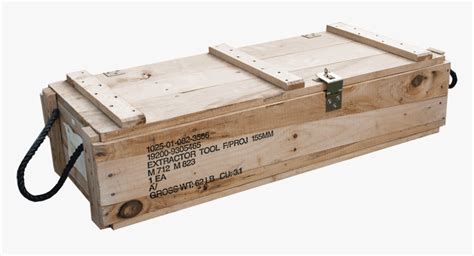Military Wooden Supply Crate Hd Png Download Kindpng