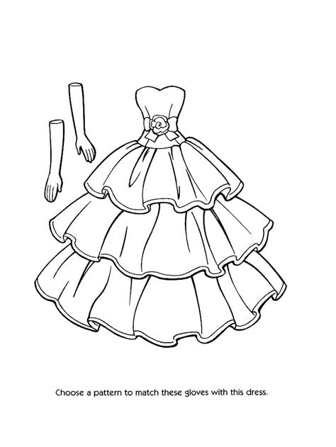 You've just to apply your favorite colors to create dresses and outfits of your dreams ! Outfit Coloring Pages at GetColorings.com | Free printable ...