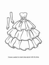 Coloring Pages Outfit Dresses Color Girls Printable Getcolorings Print sketch template