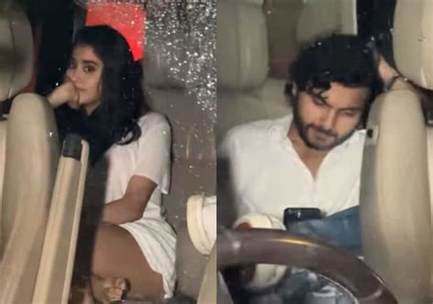 बॉयफ्रेंड शिखर पहाड़िया संग कार में दिखीं Janhvi Kapoor वीडियो हुआ वायरल