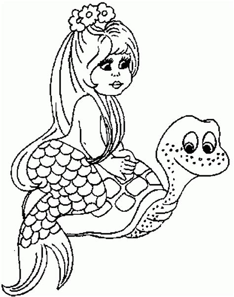 Fantasy Mermaids Coloring Pages List Coloring Home