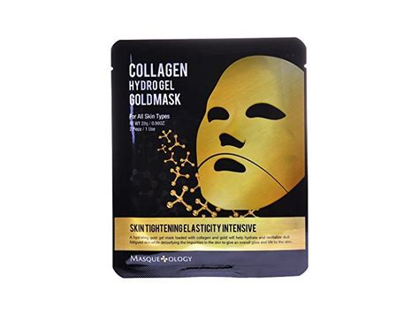 masqueology collagen hydro gel gold mask 0 98 oz ingredients and reviews