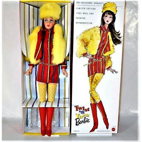 Twist N Turn Barbie Collectors Request Barbie 1997 Repro 1967 Doll