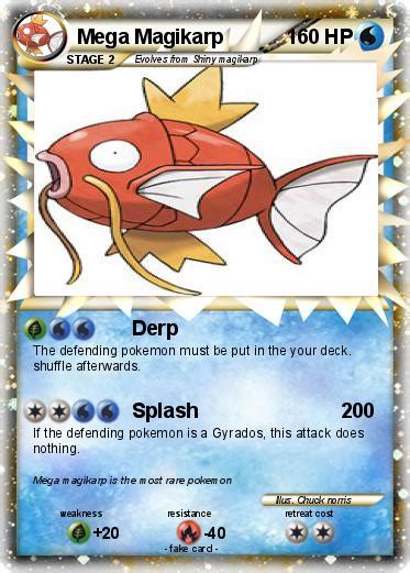 Pokémon Mega Magikarp 30 30 Derp My Pokemon Card
