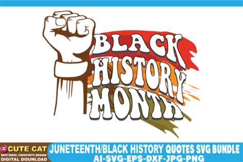 Black History Month 2juneteenth Svg Graphic By Cute Cat · Creative Fabrica