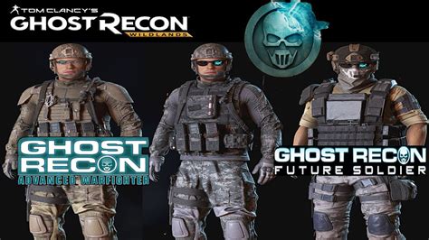 Advanced Warfighter To Future Soldier Ghost Recon Outfits