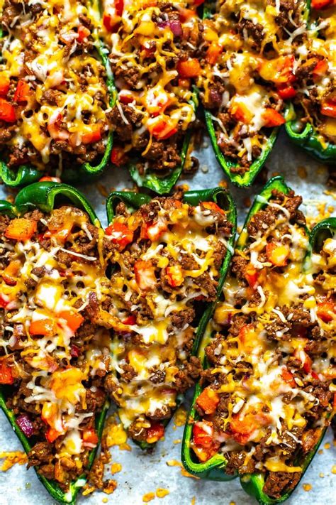 stuffed poblano peppers {low carb} the girl on bloor