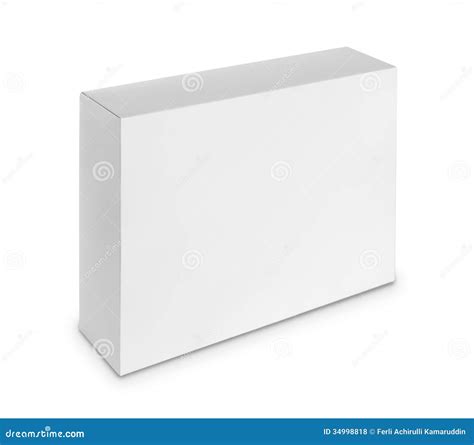 Blank White Box Stock Photo Image Of Delivery T 34998818