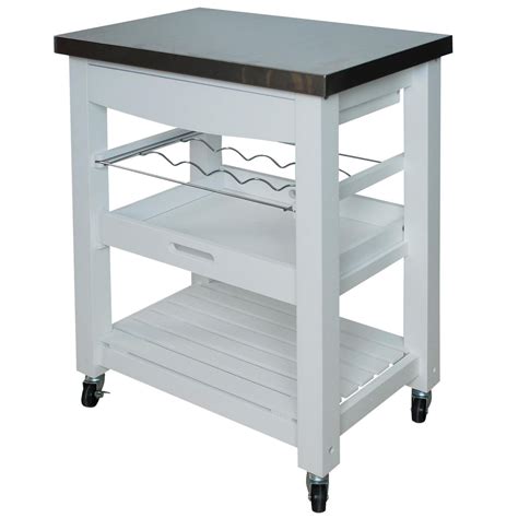 Flytta kitchen trolley, stainless steel, 98x57 cm was £129 ikea edinburgh #circularhub. Stainless Steel Top Compact Rolling Kitchen Trolley, White ...
