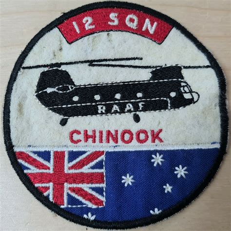 Vietnam War Australian Air Force Raaf 12 Squadron Uniform Patch Badge