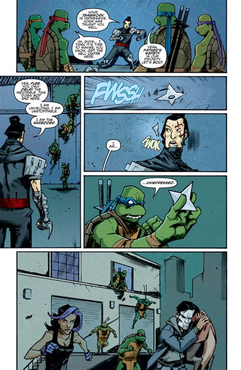 Teenage Mutant Ninja Turtles Chapter Page