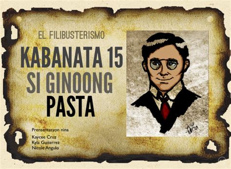 Mga Tauhan Sa El Filibusterismo At Ang Kanilang Ginagampanan El