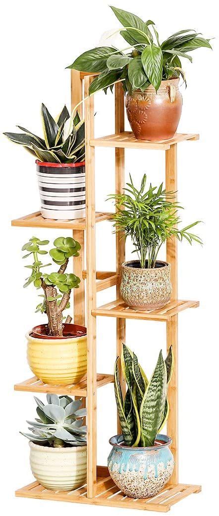 Amazon.com : Bamboo 5 Tier 6 Potted Plant Stand Rack ... However, only putting the plant and.