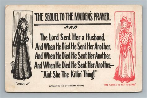 Maidens Prayer 1900s Vintage Postcard Other Unsorted Postcard