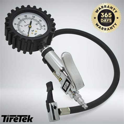 Tiretek Tire Pressure Gauge With Inflator Air Pressure Gauge Air