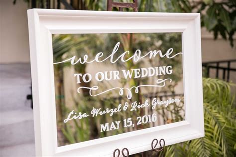Check out our wedding mirror sign selection for the very best in unique or custom, handmade pieces from our party décor shops. Classic California Wedding with Outdoor Ceremony & Indoor ...