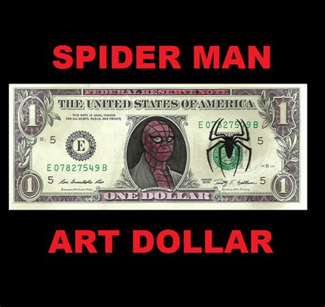 Spider On 5 Dollar Bill