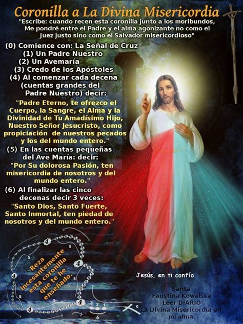Coronilla De La Divina Misericordia Jesus Mercy God Jesus