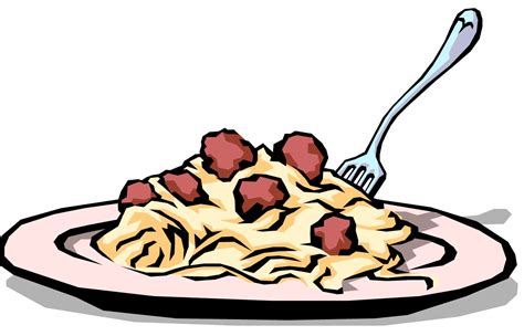 Spaghetti And Meatballs Clip Art Clipart Best