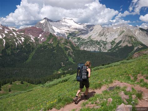 Hiking Buckskin Pass Elk Mountains Colorado Mountain Photography