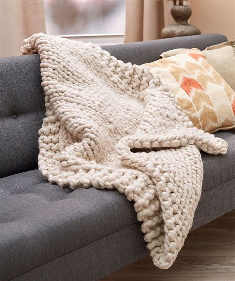 Hygge Look Book Red Heart Free Download Knitted Throws Chunky