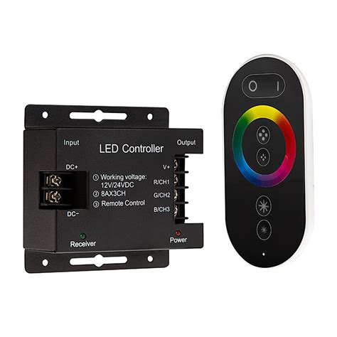 Rgb Led Controller Wireless Rf Touch Color Remote With