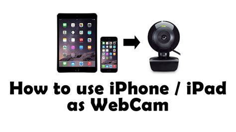 How To Use Iphone Ipad As Webcam Youtube
