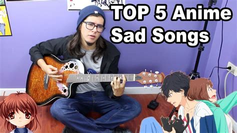 Top 5 Anime Sad Songs Guitar Medley Youtube