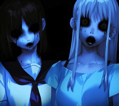 Horrir Anime Creepy Smile Anime Anime Art Dark